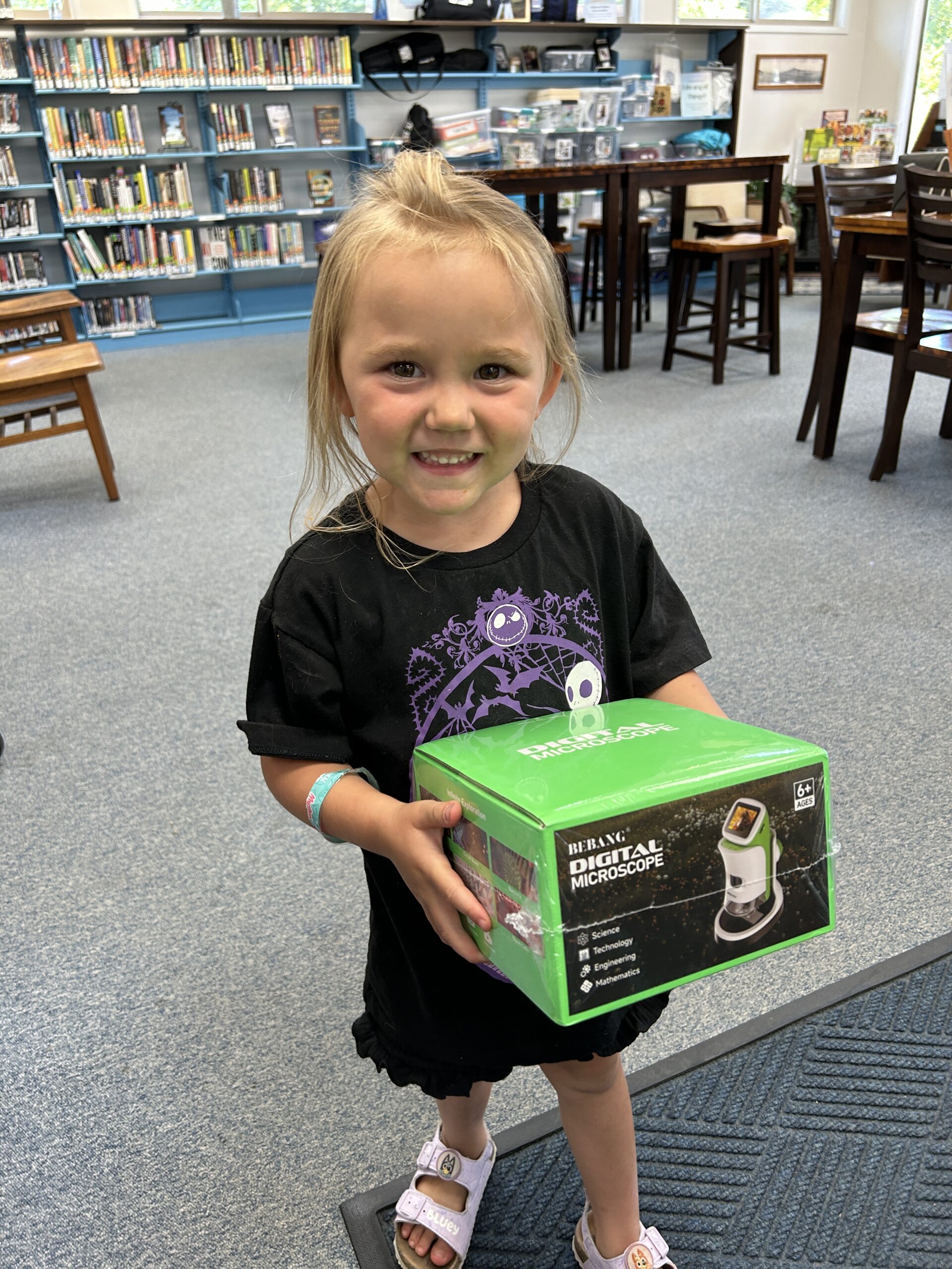 WINNER OF THE RIDDLE LIBRARY READING PROGRAM SCAVENGER HUNT PRIZE